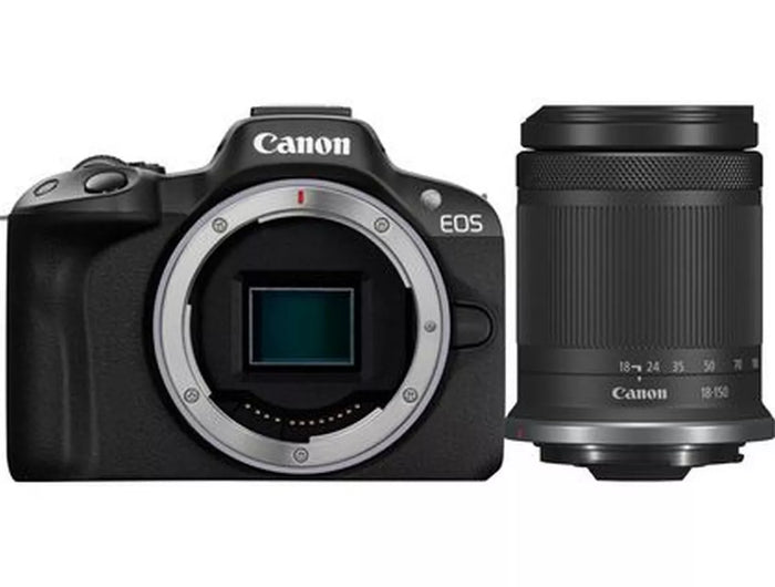 <h1><strong>Canon EOS R50 (black) + RF-S 18-150 mm f/3.5-6.3 IS STM</strong></h1>